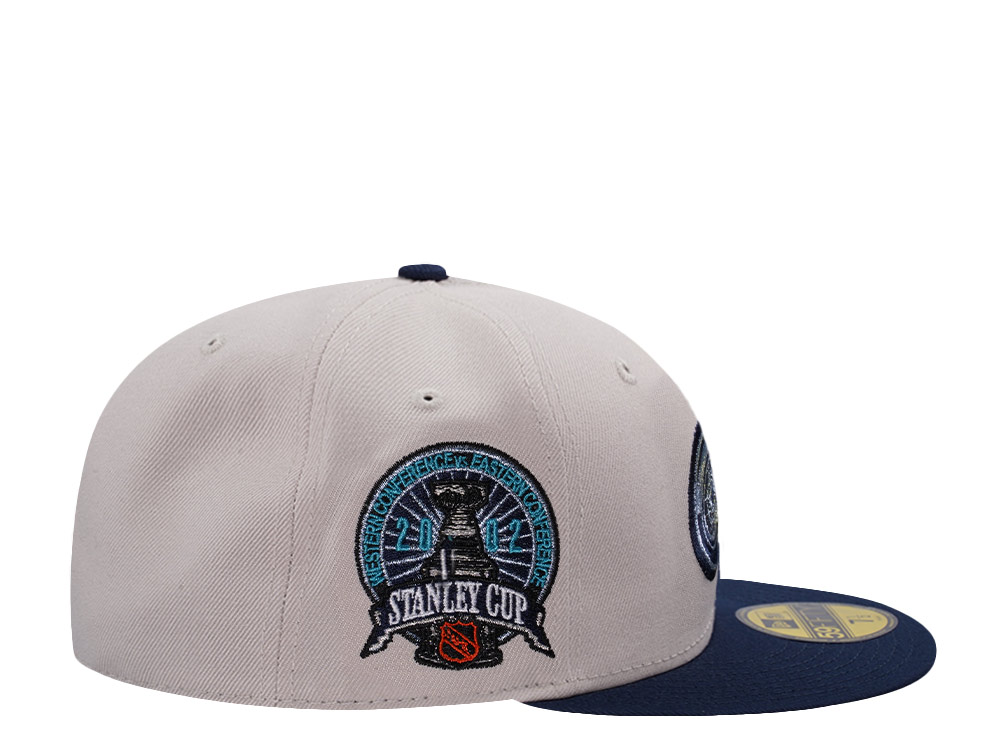 New Era Detroit Red Wings Stanley Cup 2002 Stone Two Tone Edition 59Fifty Fitted Hat