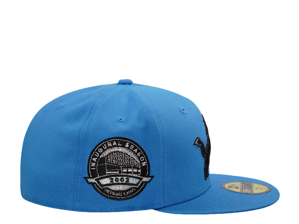 New Era Detroit Lions Blue Inaugural Season 2002 Reef Prime Edition 59Fifty Fitted Hat