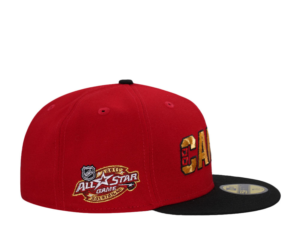 New Era Carolina Hurricanes All Star Game 2011 Red Two Tone Edition  59Fifty Fitted Hat