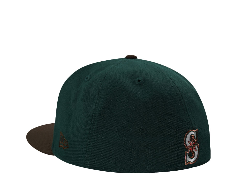 New Era Seattle Mariners 20th Anniversary Dark Green Two Tone Edition 59Fifty Fitted Hat