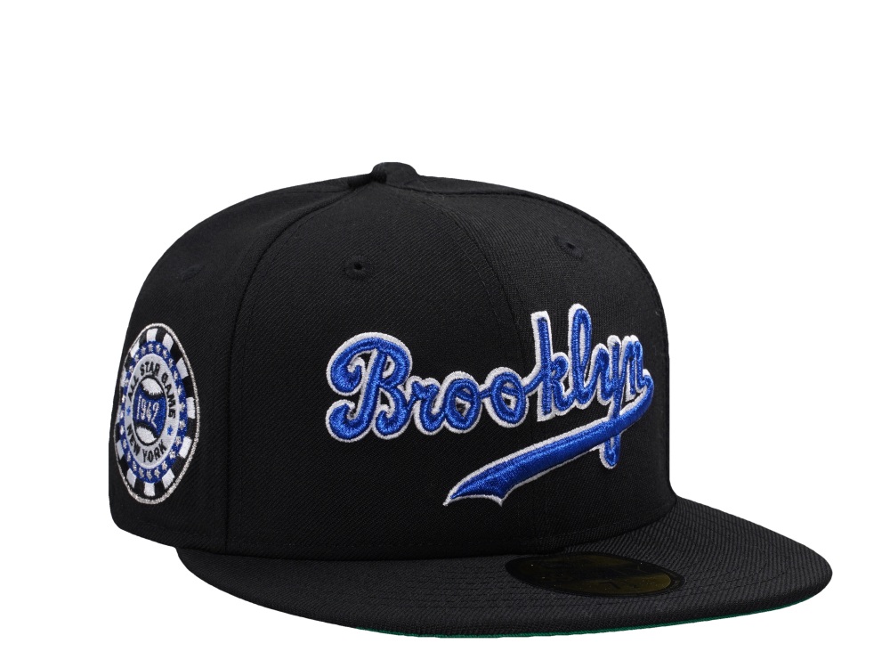 New Era Brooklyn Dodgers All Star Game 1942 Wool Black Throwback Edition 59Fifty Fitted Hat
