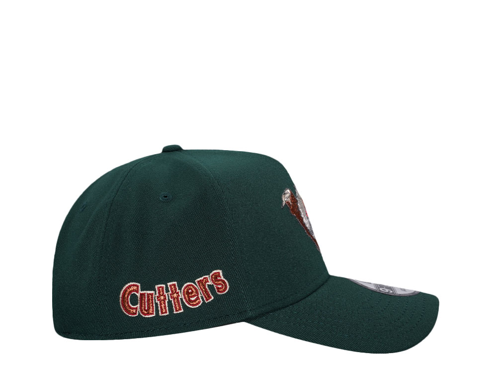 New Era Williamsport Crosscutters Dark Green Copper Edition 9Forty A Frame Snapback Hat