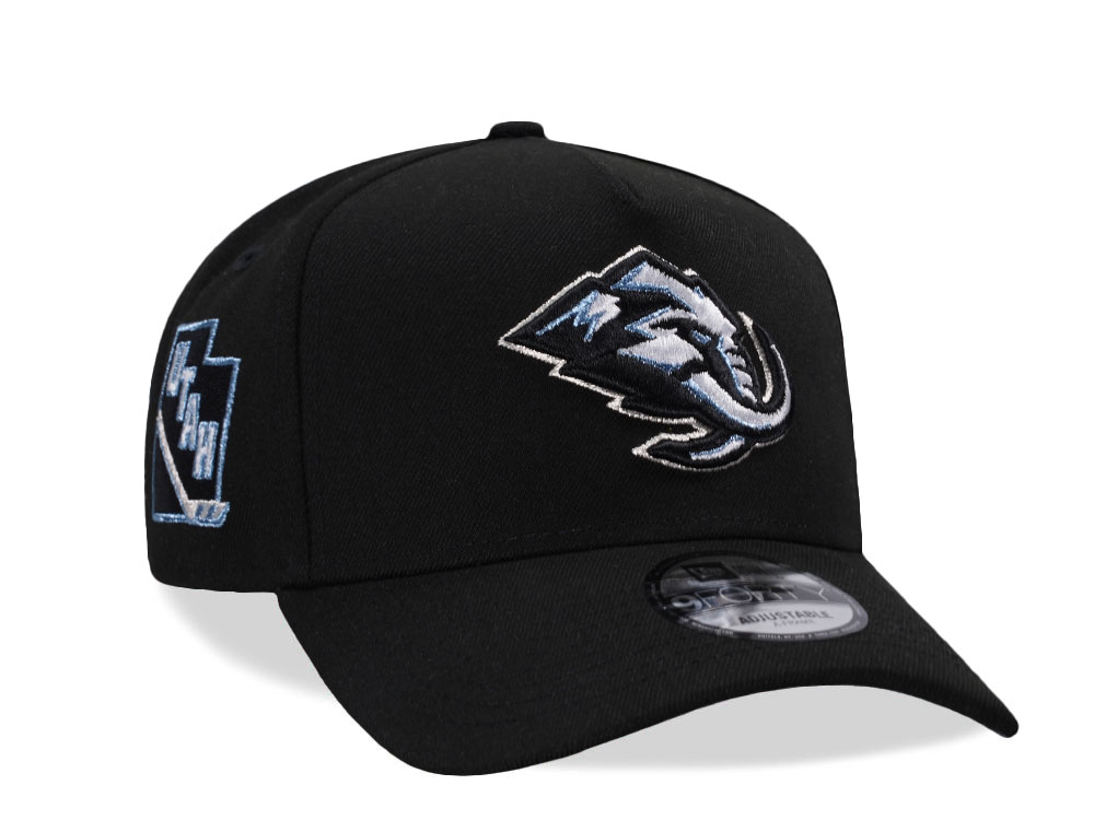 New Era Utah Mammoth Black Prime Edition 9Forty A Frame Snapback Hat