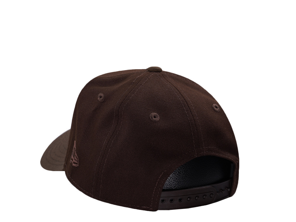 New Era Houston Astros 40th Anniversary Cow Burnt Wood Two Tone Edition 9Forty A Frame Snapback Cap