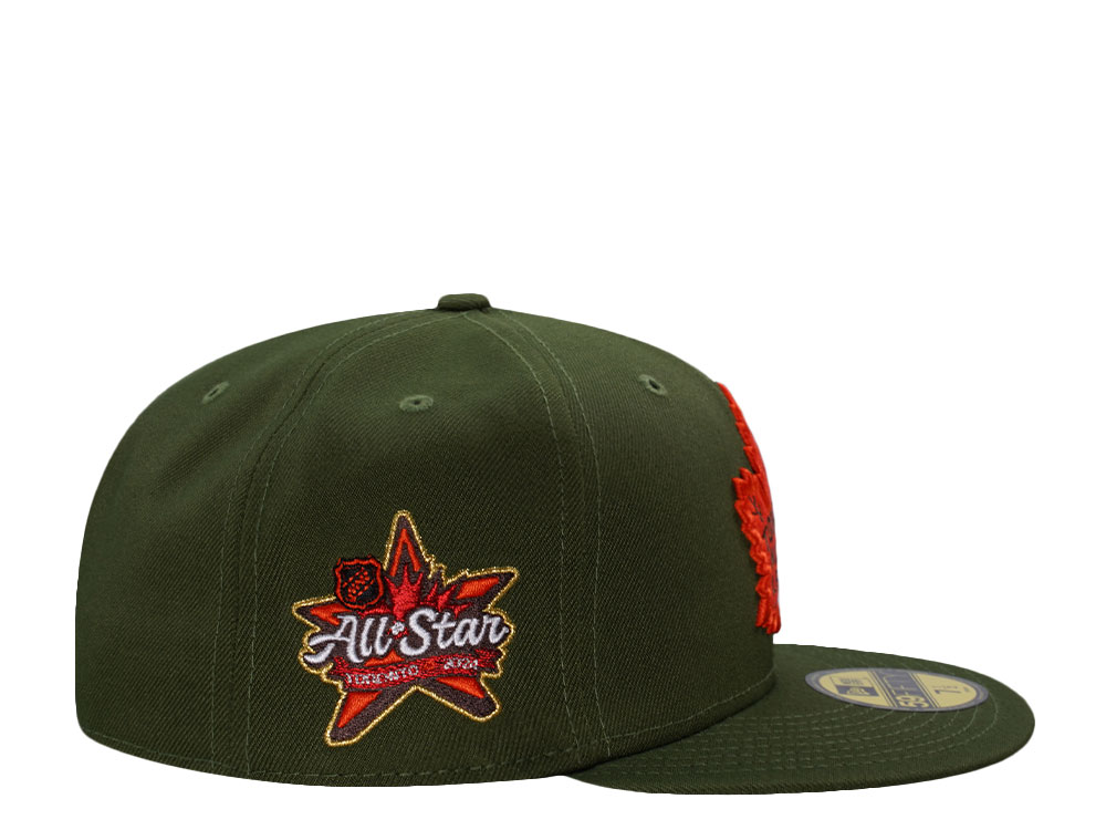 New Era Toronto Maple Leafs All Star Game 2024 Olive Edition 59Fifty Fitted Hat