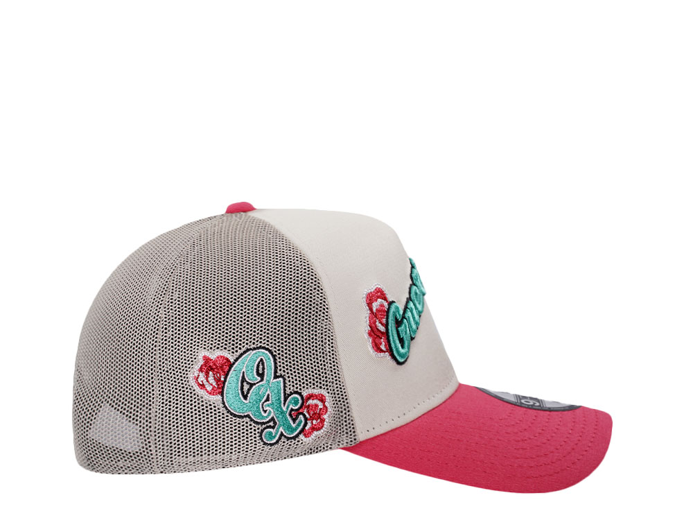New Era Guerreros de Oaxaca Wordmark Mesh 9Forty A Frame Trucker