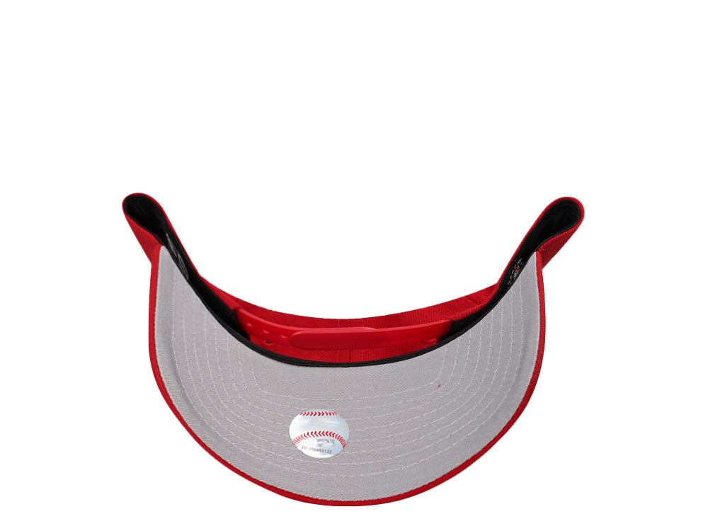New Era Anaheim Angels Red Classic Edition 9Forty A Frame Snapback Hat
