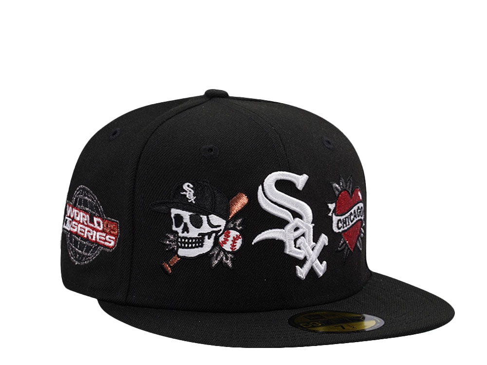 New Era Chicago White Sox World Series 2005 Tattoo Black Prime Edition 59Fifty Fitted Hat