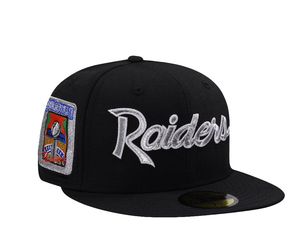 New Era Las Vegas Raiders Super Bowl XI Wool Black Prime Edition 59Fifty Fitted Hat
