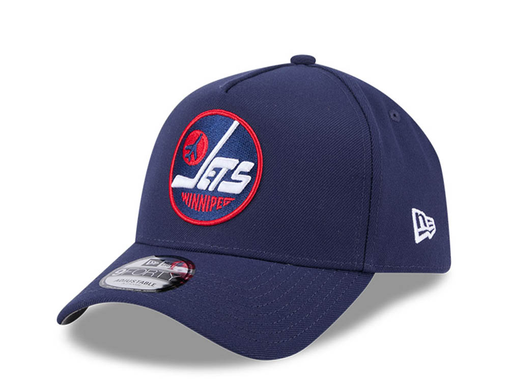 New Era Winnipeg Jets Navy 9Forty A Frame Snapback Hat