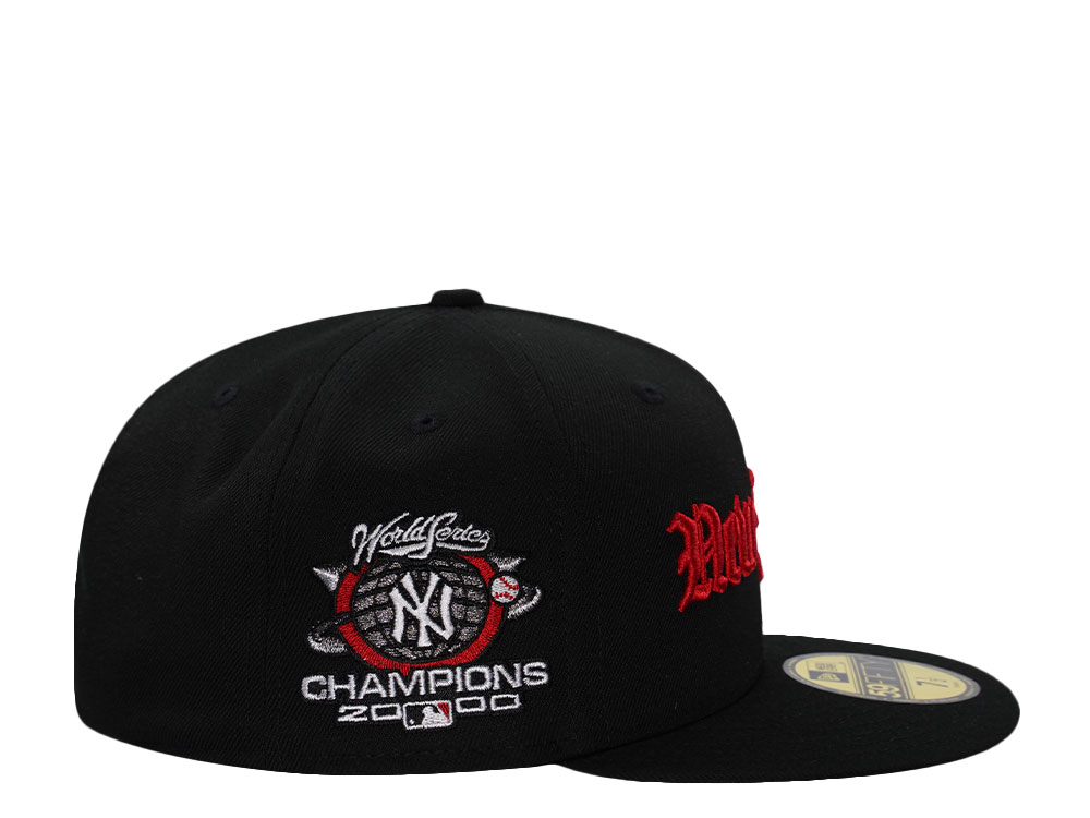 New Era New York Yankees World Series Champions 2000 Black Prime Edition 59Fifty Fitted Hat