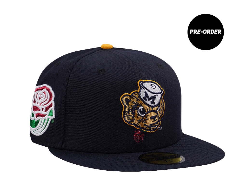 PRE-ORDER New Era Michigan Wolverines Navy Prime Edition 59Fifty Fitted Hat