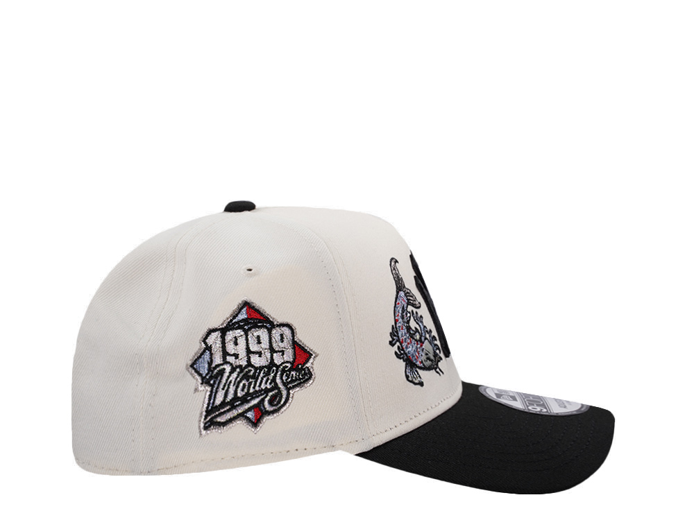 New Era New York Yankees World Series 1999 Koi Chrome Two Tone Edition 9Forty A Frame Snapback Hat