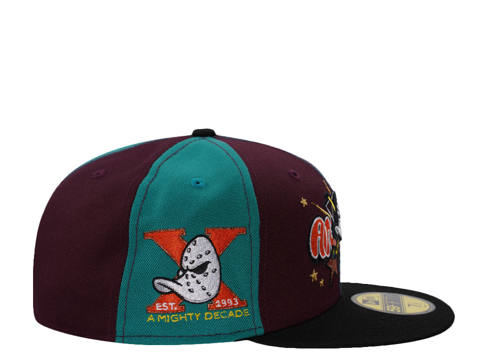 New Era Anaheim Ducks 10th Anniversary Pinwheel Edition 59Fifty Fitted Hat