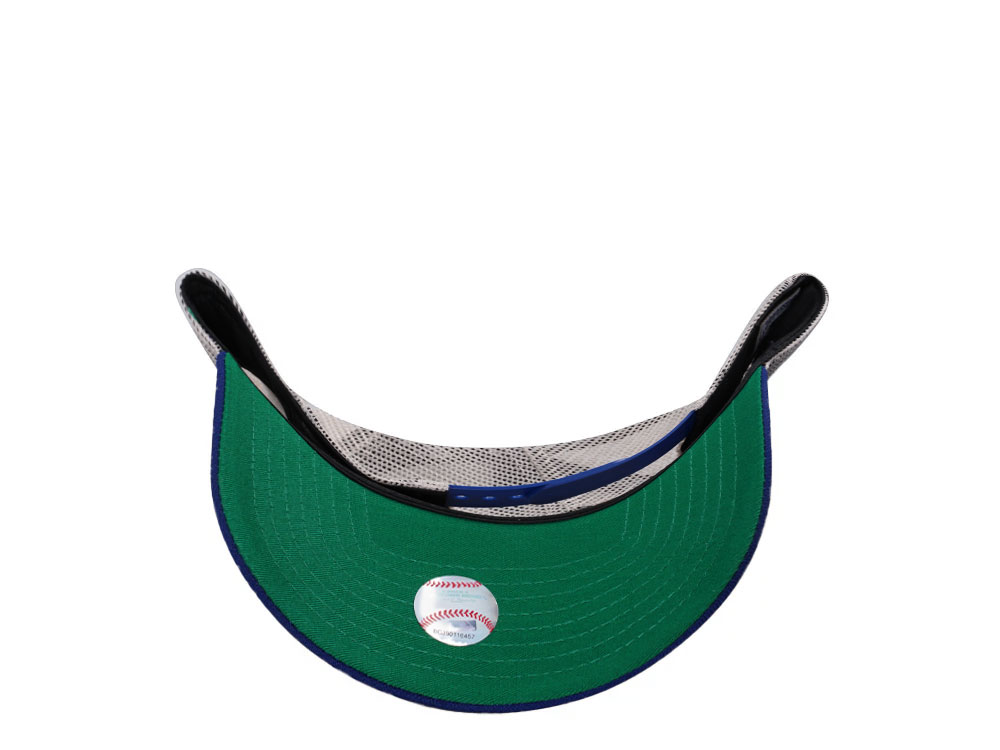 New Era Los Angeles Dodgers Chrome Two Tone A Frame Trucker Snapback Hat