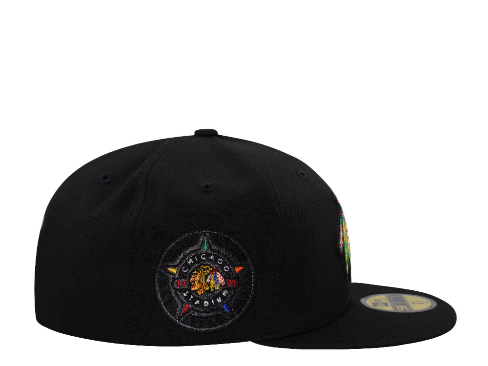 New Era Chicago Blackhawks All Star 1991 Game Blackout Prime Edition 59Fifty Fitted Hat