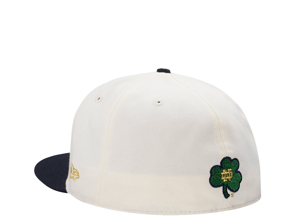 New Era Notre Dame Fighting Irish Chrome Two Tone Edition 59Fifty Fitted Hat