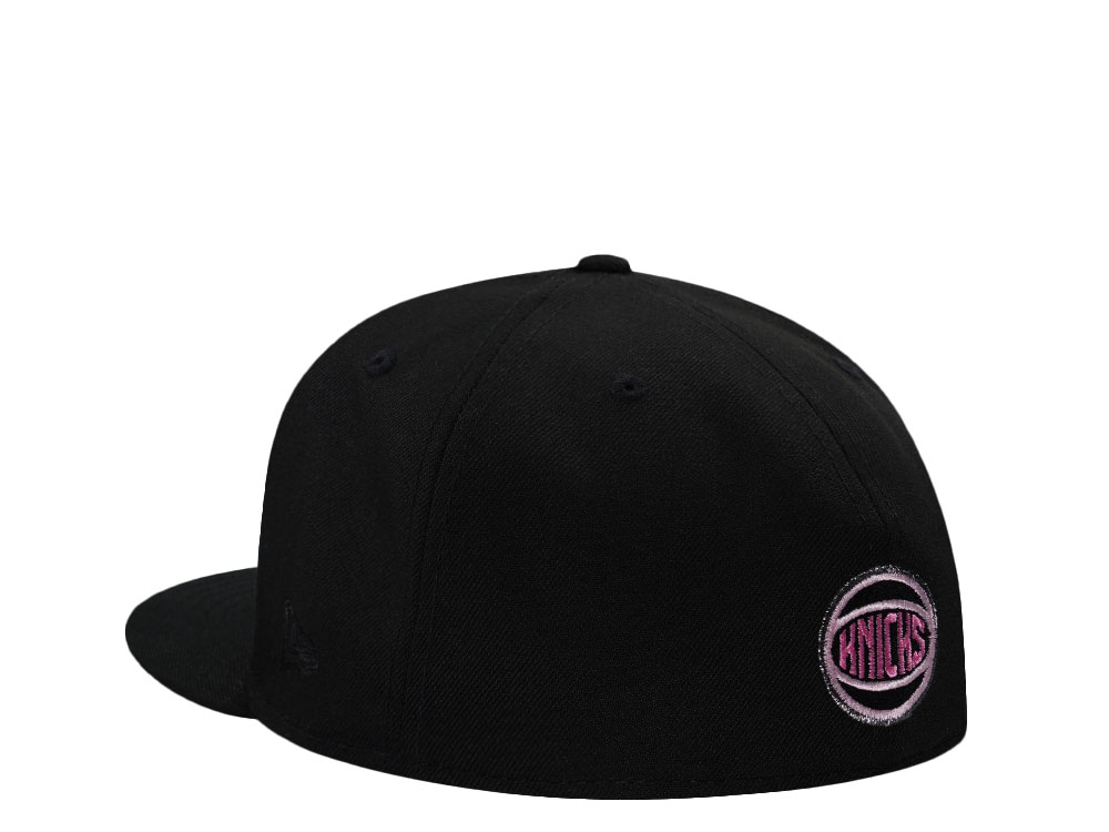 New Era New York Knicks Allstar Weekend 1998 Black Pink Edition 59Fifty Fitted Hat