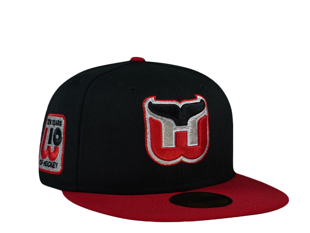 New Era Hartford Whalers 10th Anniversary Wool Prime Two Tone Edition 59Fifty Fitted Hat