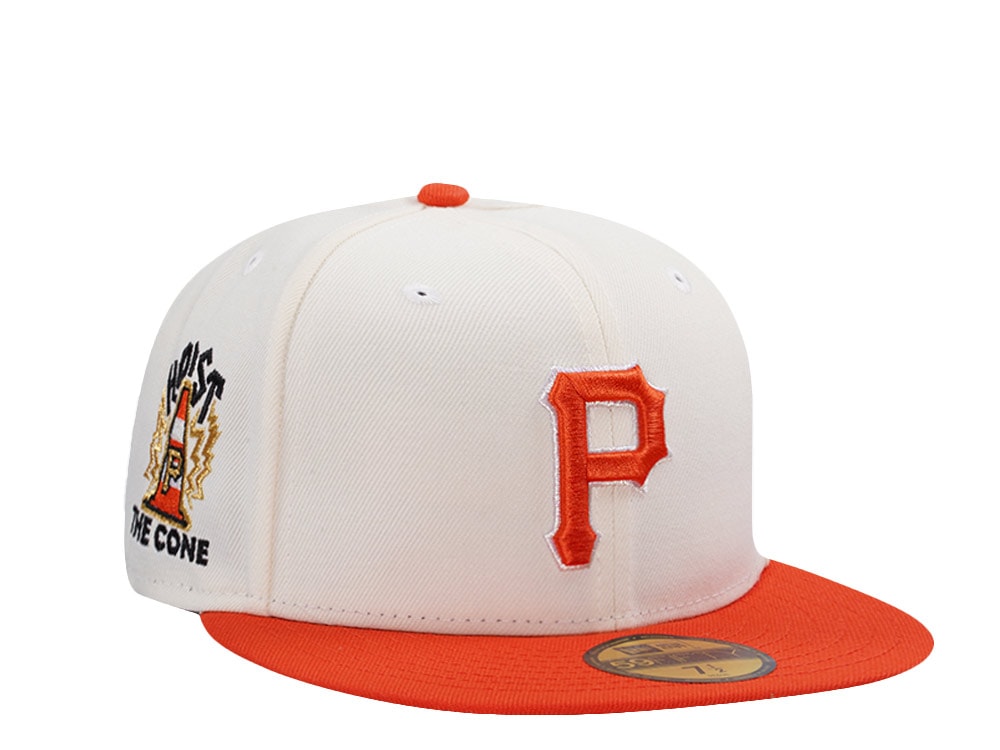 New Era Pittsburgh Pirates Hoist The Cone Chrome Two Tone Edition 59Fifty Fitted Hat