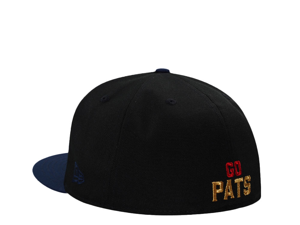 New Era New England Patriots Draft 2000 Legends Black Two Tone Edition 59Fifty Fitted Hat