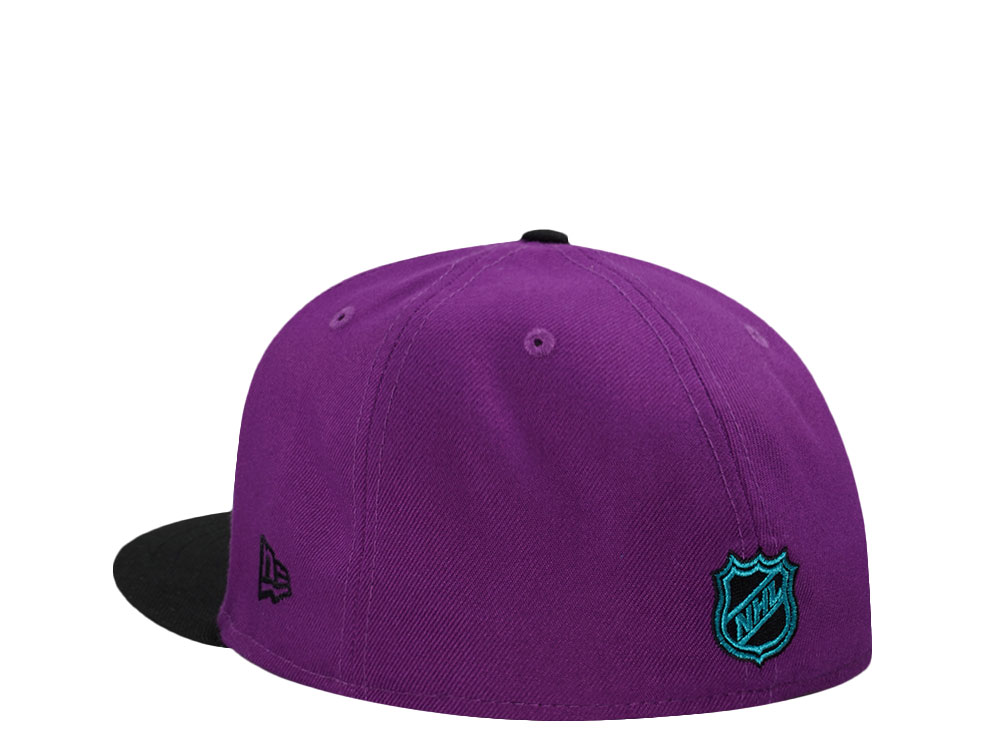 New Era Anaheim Ducks 10th Anniversary The Purple Prime Two Tone Edition 59Fifty Fitted Hat