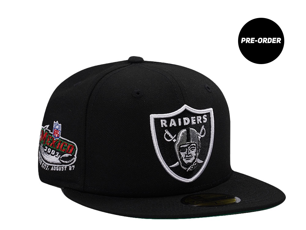 PRE-ORDER New Era Las Vegas Raiders Mexico Black Prime Edition 59Fifty Fitted Hat
