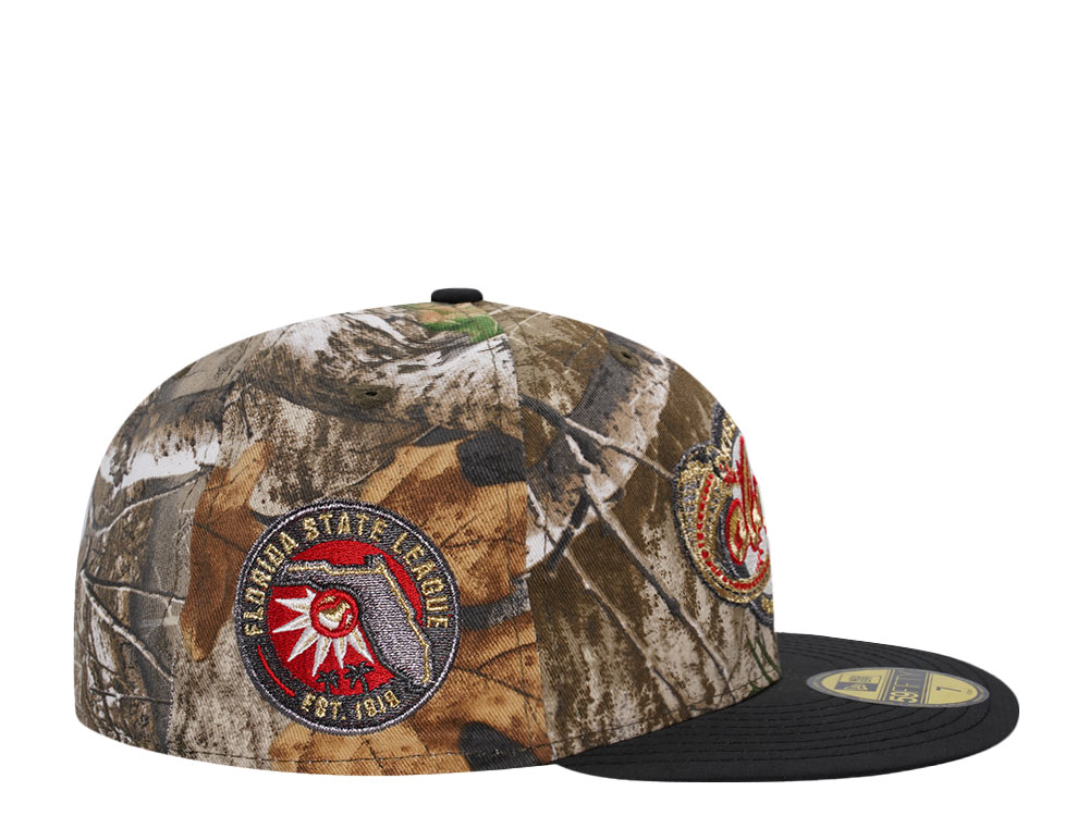 New Era Kissimmee Cobras Realtree Gold Two Tone Edition 59Fifty Fitted Hat