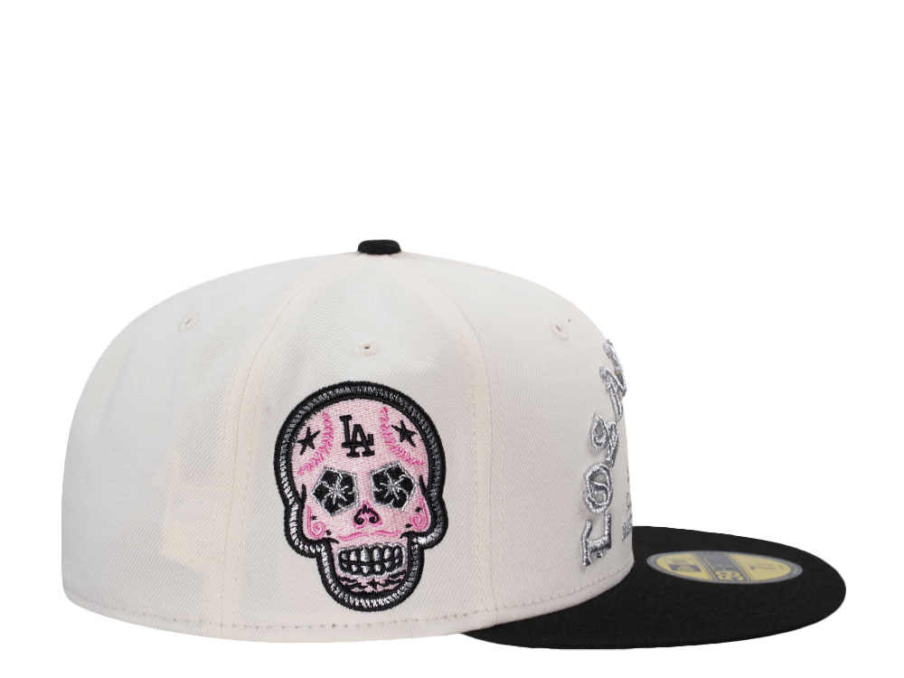 New Era Los Angeles Dodgers Skull Chrome Two Tone Edition 59Fifty Fitted Hat