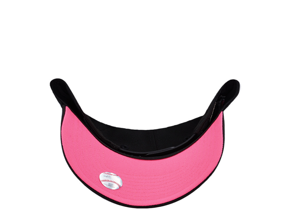 New Era Arizona Diamondbacks Inaugural Season Pink Glow Black Prime Edition 9Forty A Frame Snapback Hat