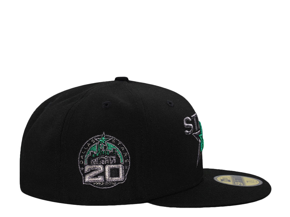 New Era Dallas Stars 20th Anniversary Metallic Black Prime Edition 59Fifty Fitted Hat