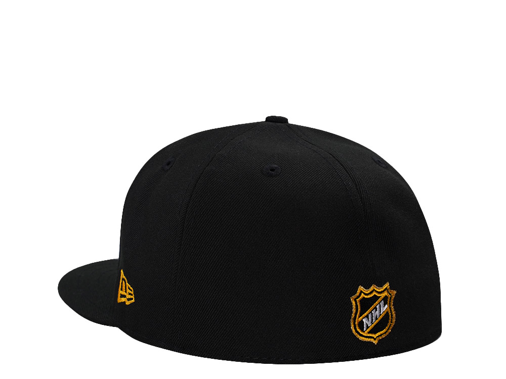 New Era Pittsburgh Penguins 50th Anniversary Black Prime Edition 59Fifty Fitted Hat