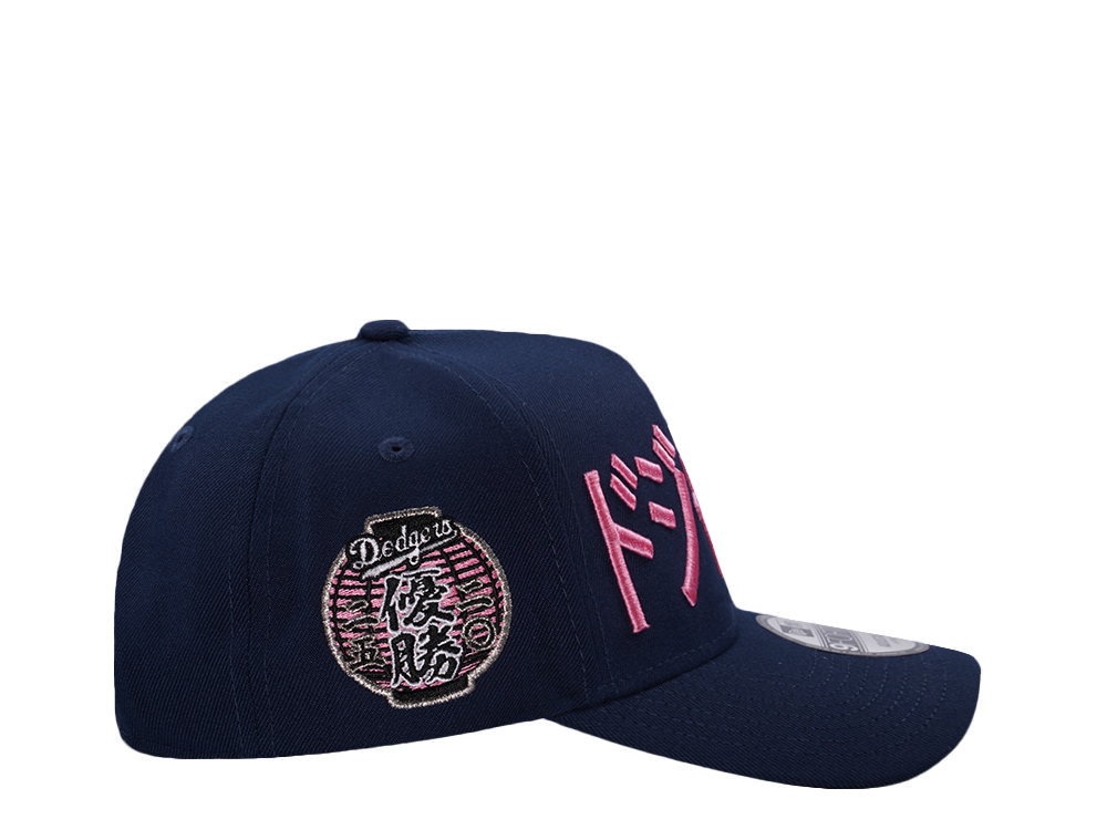 New Era Los Angeles Dodgers World Series 2026 Ocean Blue Prime Editio 9Forty A Frame Snapback Hat