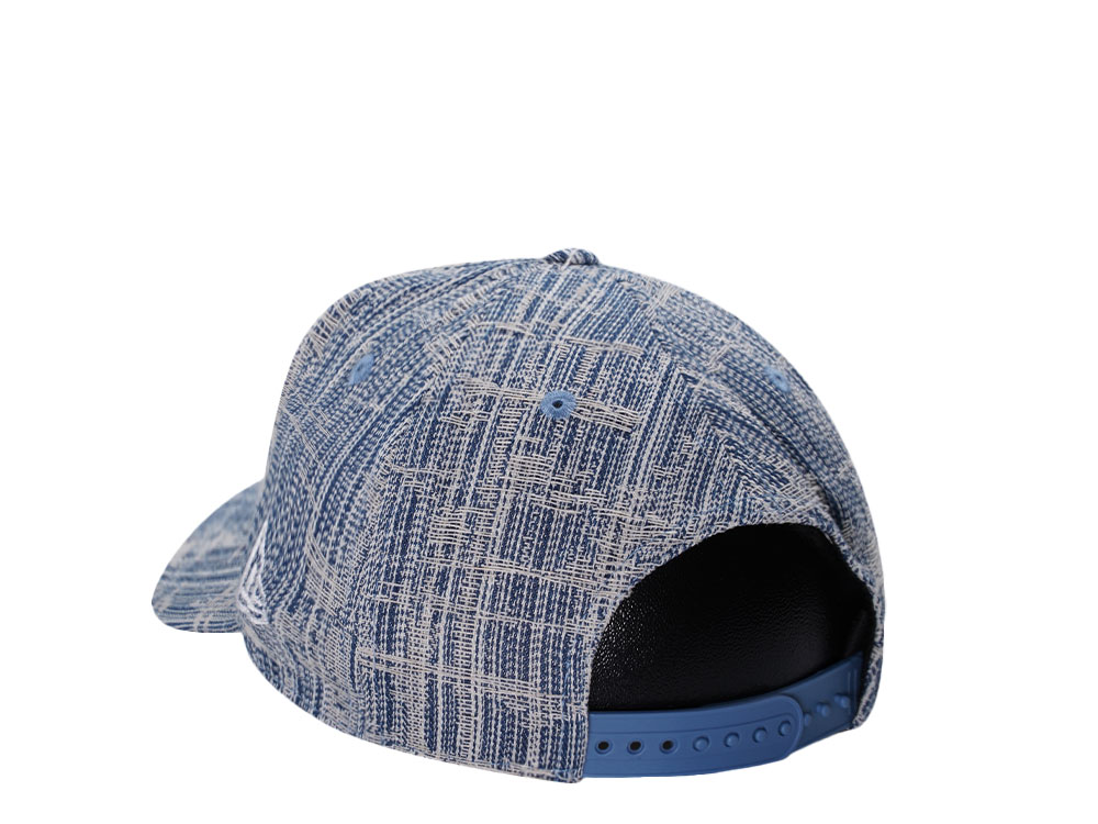 New Era Las Vegas Raiders Super Bowl XVIII Distressed Denim 9Forty A Frame Snapback Hat