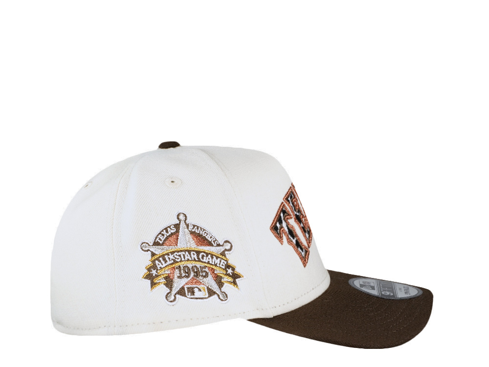 New Era Texas Rangers All Star Game 1995 Chrome Two Tone Edition 9Fifty A Frame Snapback Hat