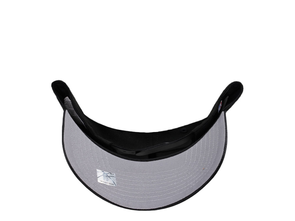New Era Los Angeles Lakers Black Satin Brim Prime Edition 9Forty A Frame Snapback Hat