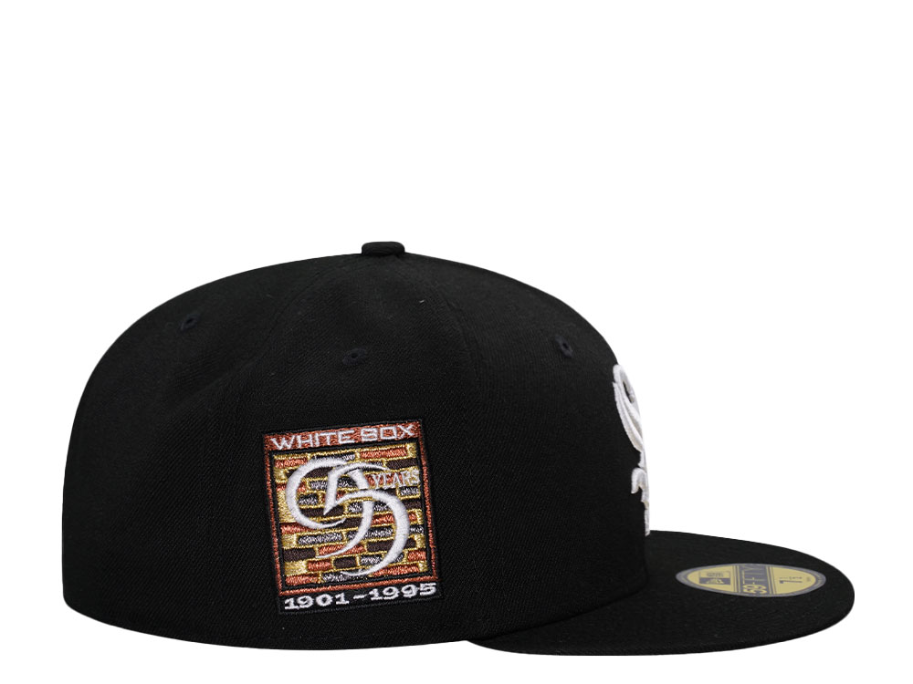 New Era Chicago White Sox 95 Years Black Brick Edition 59Fifty Fitted Hat