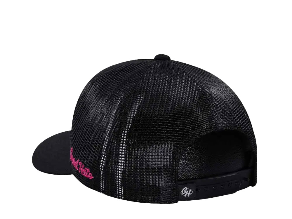 Good Hats Legs n Eggs Velour Black Trucker Edition Snapback Cap