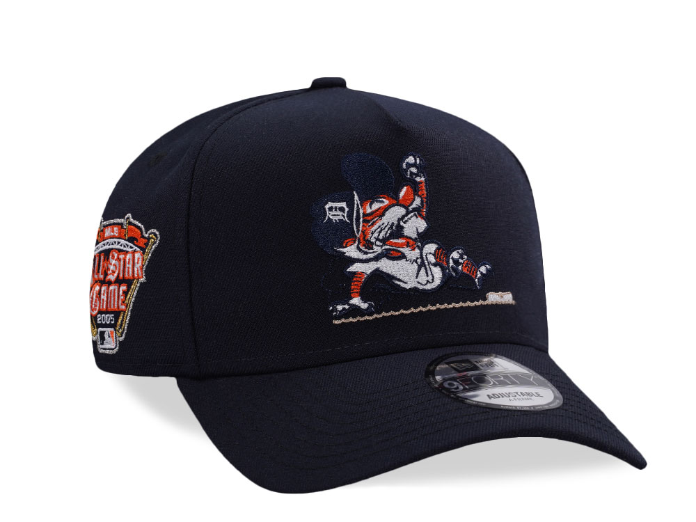 New Era Detroit Tigers All Star Game 2005 Navy Prime Edition 9Forty A Frame Snapback Hat