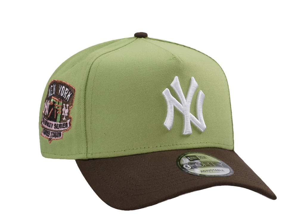 New Era New York Yankees Subway Series Matcha Two Tone Edition 9Forty A Frame Snapback Hat