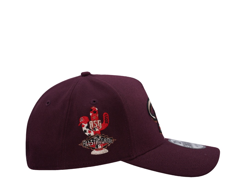 New Era Arizona Diamondbacks All Star Game 2011 Maroon Prime Edition 9Forty A Frame Snapback Hat