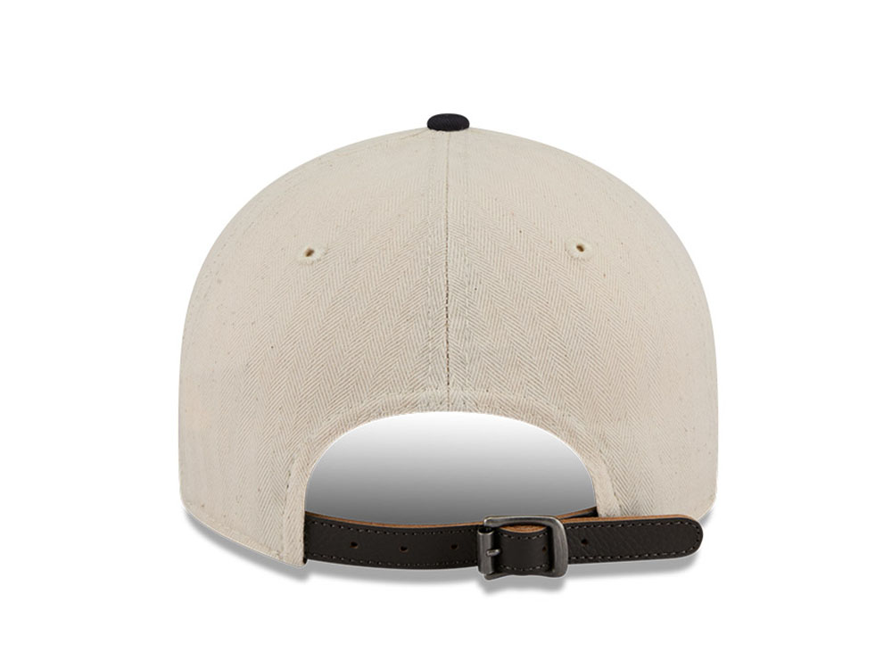 New Era New York Yankees Americana Herringbone Stone 9fifty Retro Crown Strapback Hat