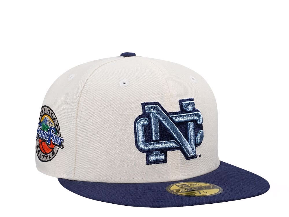 New Era North Carolina Tar Heels Final Four Chrome Two Tone Edition 59Fifty Fitted Hat 734 UX002258-734