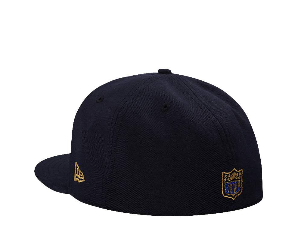 New Era Detroit Lions 75th Anniversary Navy Prime Edition 59Fifty Fitted Hat
