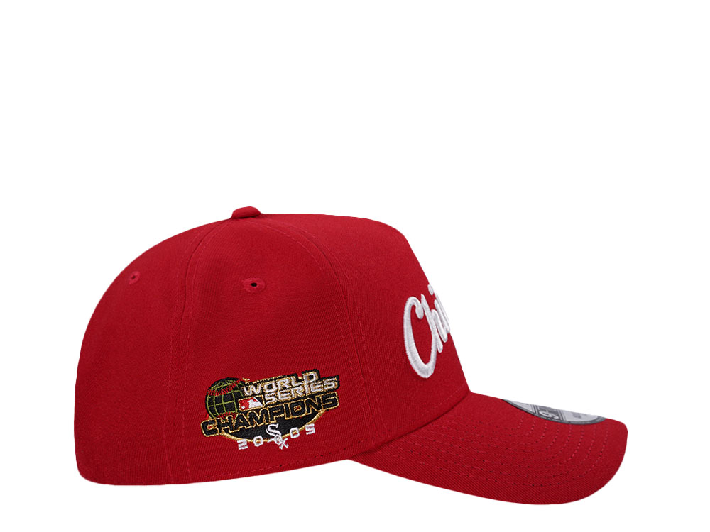 New Era Chicago White Sox World Series 2005 Scarlet Prime Edition 9Forty A Frame Snapback Hat