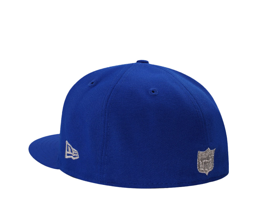 New Era Buffalo Bills Metallic Silver Blue Prime Edition 59Fifty Fitted Hat