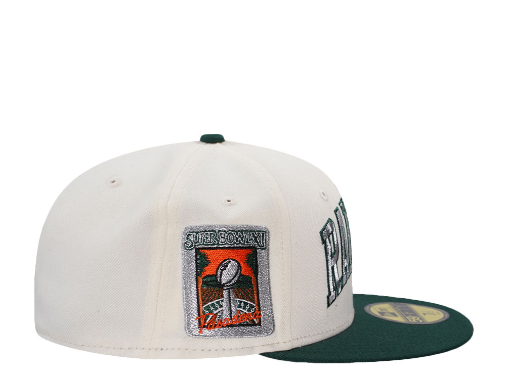 New Era Las Vegas Raiders Super Bowl XI Chrome Two Tone Edition 59Fifty Fitted Hat
