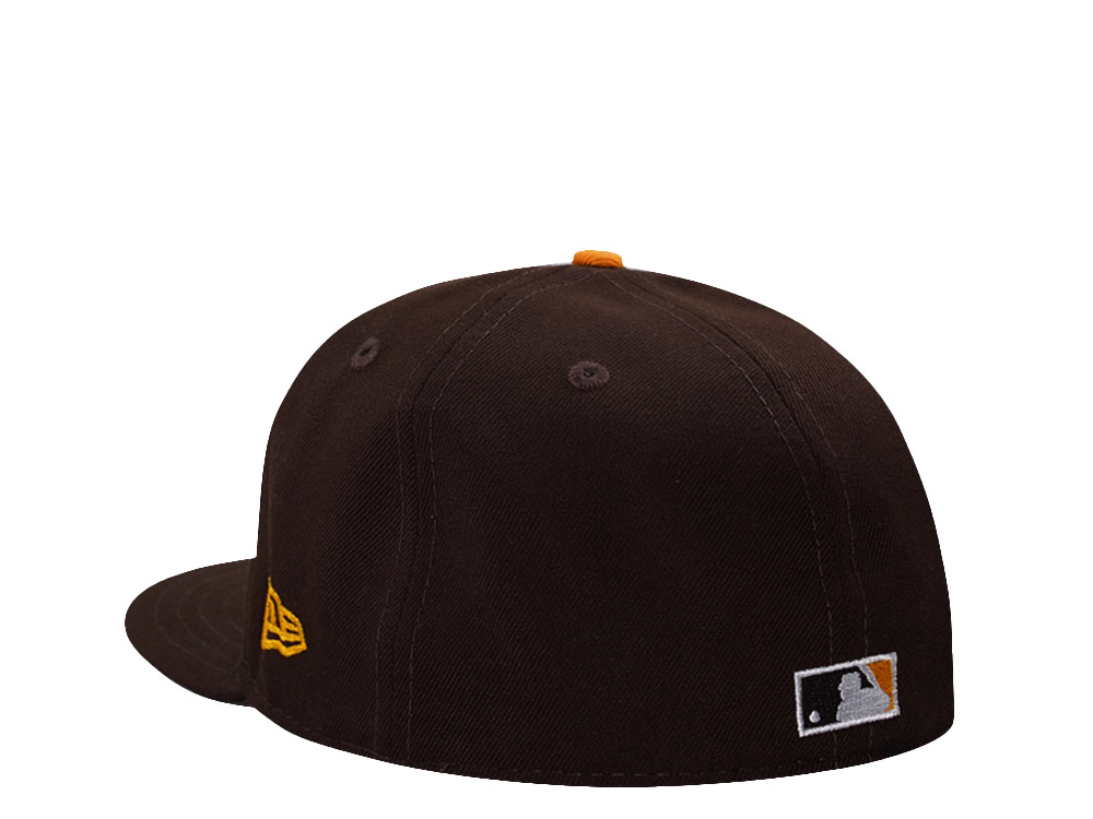 New Era Texas Rangers All Star Game 1986 Burnt Wood Prime Edition 59Fifty Fitted Hat