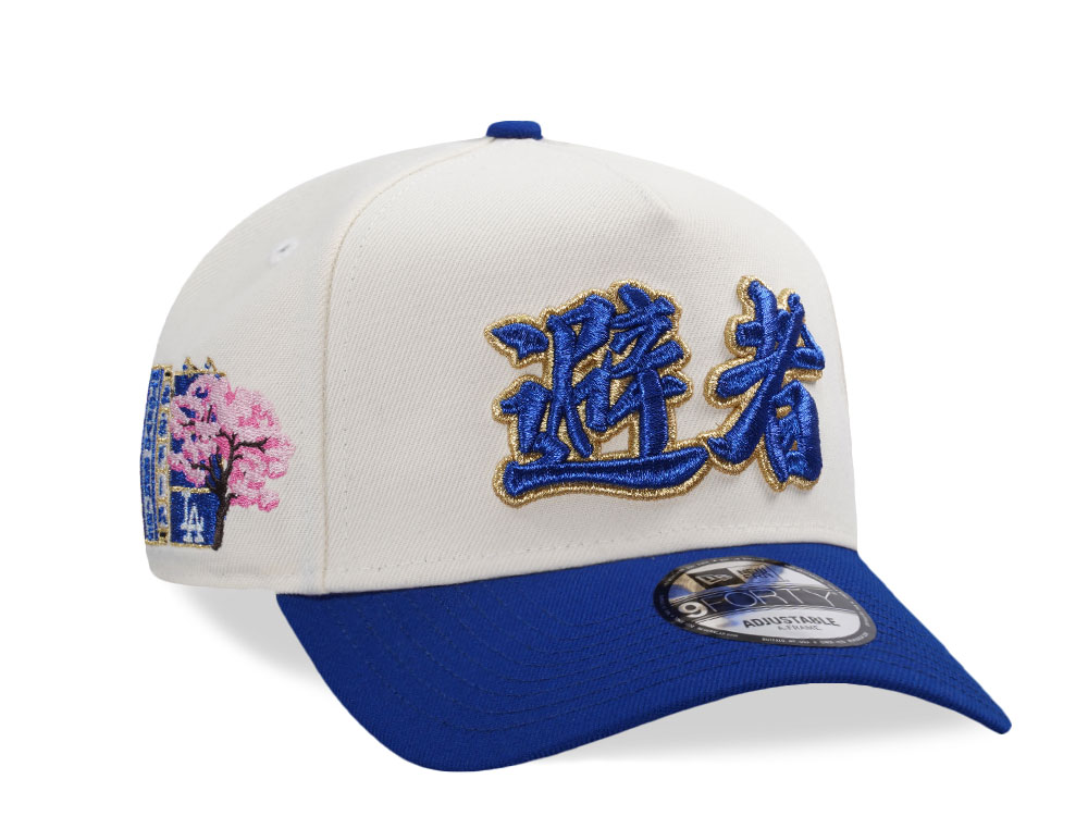 New Era Los Angeles Dodgers Tokyo Series 2025 Kanji Chrome Two Tone Edition 9Forty A Frame Snapback Hat