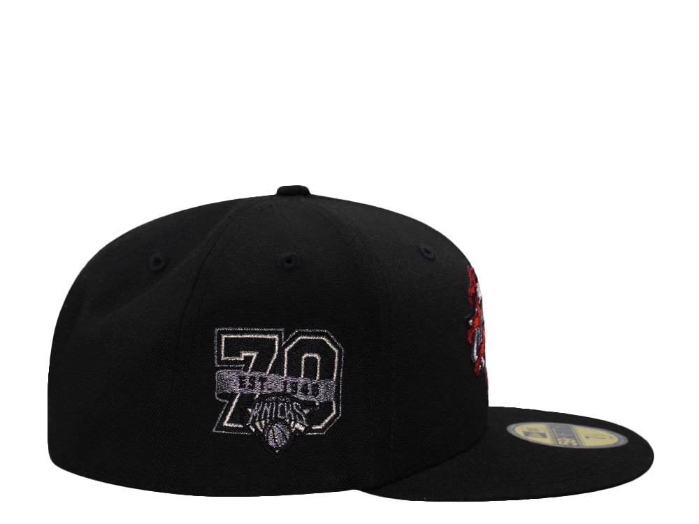 New Era New York Knicks 70th Anniversary Black Prime Edition 59Fifty Fitted Hat